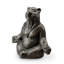Contented Yoga Bear Garden Sculpture