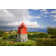 Colourful Windmill by Mlenny - No Frame Print on Canvas