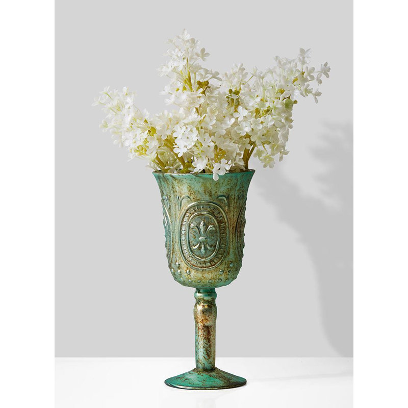 Vase de table en verre