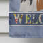 Polyester 2 côtés 40 x 28 po welcome drapeau maison-73943116