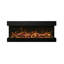 Amantii 60inch Tru View XL Deep Smart Electric Fireplace, wifi enabled, 3 sided glass, 3 speed motor, mobile app-535932134