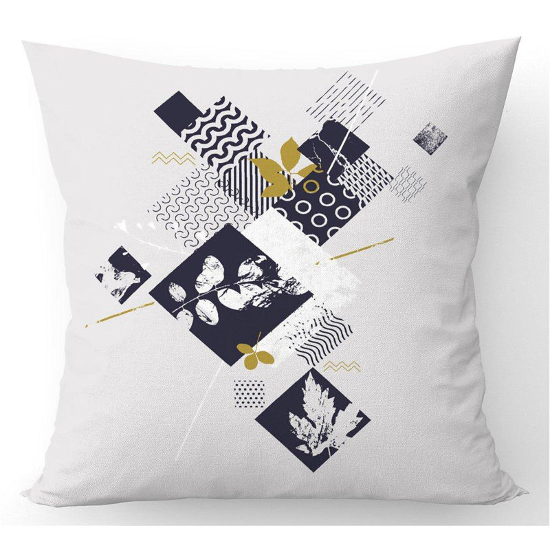 Samaire Abstract Square Cushion