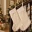 Bas de Noël en fausse fourrure
