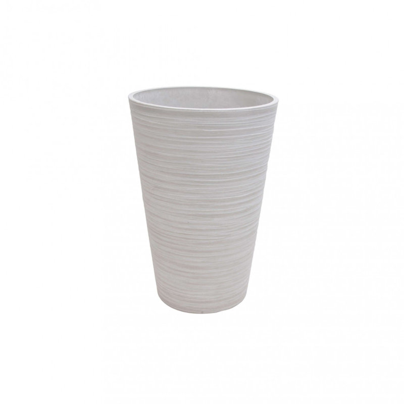 Armil 60Cm Ceramic Floor Vase, White