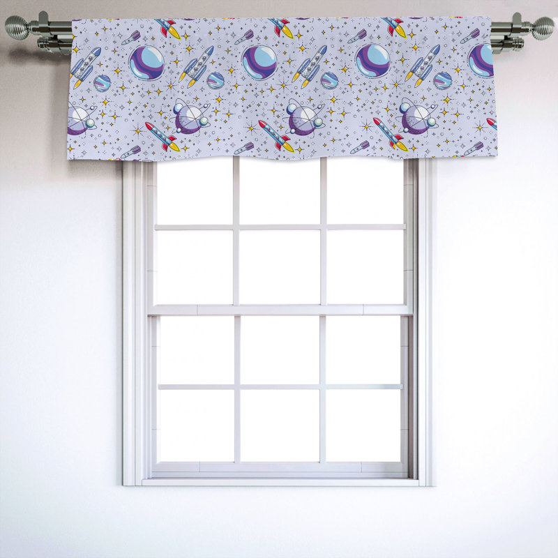 Sateen Ruffled Window Valance