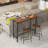 Ireonna Metal Base Dining Table