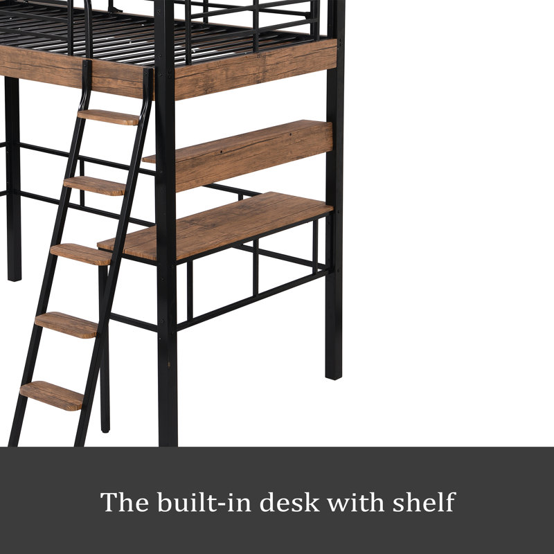 Lit mezzanine pour enfants Dorielle, Simple