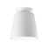 Logan Single Light Ceramic 7.75'' H X 7.5'' W  Flush Mount