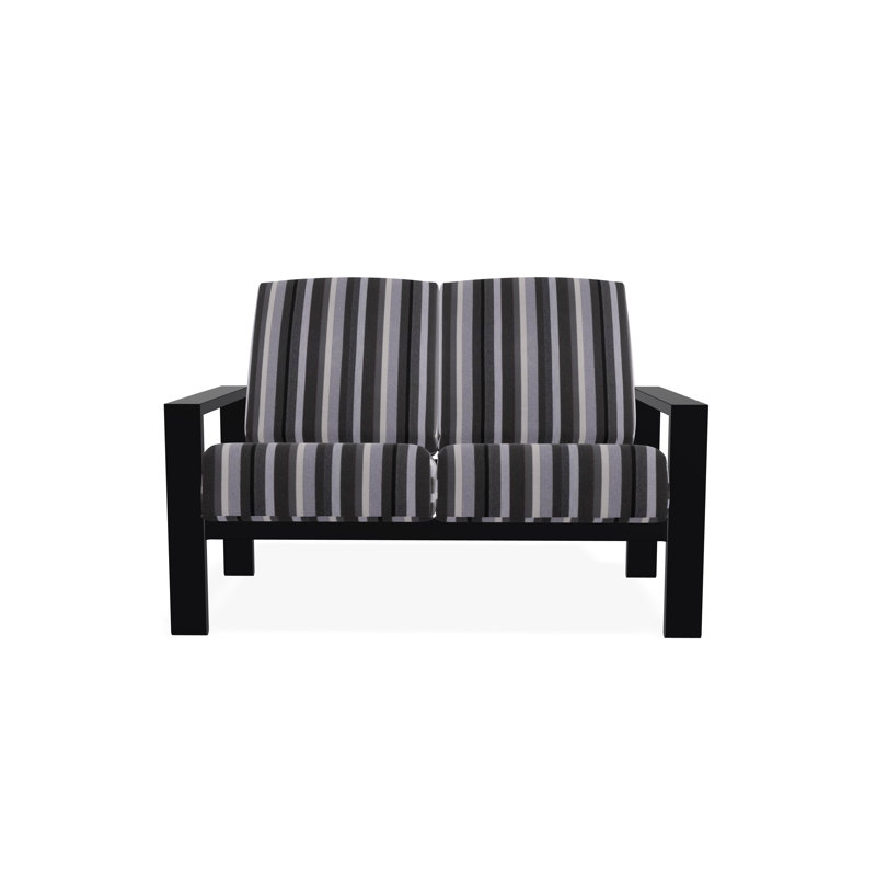 Causeuse Larssen, Noir, Granit sensoriel