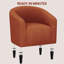 Fauteuil club rembourré en tissu-116648881