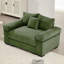 Canapé modulaire surdimensionné en forme de nuage de 54,3 po, accoudoirs très épais, bons coussins de résilience, conception ergonomique en velours côtelé de qualité supérieure, assemblage facile pour le salon, vert-1930879068