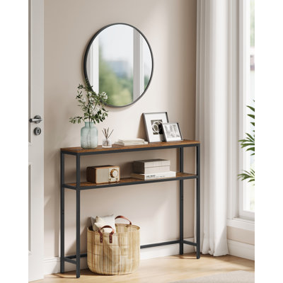 Alijandra Glass Top End Table