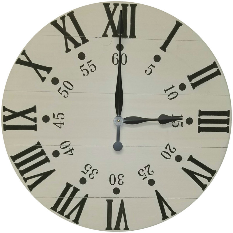 Athema Wood Wall Clock, Large