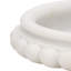 Sagebrook's Julienne Elegant 18" Windsor Carved Marble Tray, White Timeless Centerpiece for Any Setting