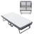 Folding Bed With Mattress, Sportable Foldable Bed With Storage Cover, Srollaway Bed For Adults With Memory Foam Mattress And Metal Frame, Scot Size Guest Bed On Wheels