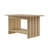 3-Piece Coffee and End Table Set with Angled Legs in Light Oak-1529677773