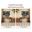 Bureau en L moderne et minimaliste rétractable en forme de L-1121067204-1121067207