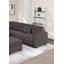 Sectional sofa with footstool