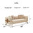 Holet 3 - Piece Living Room Set