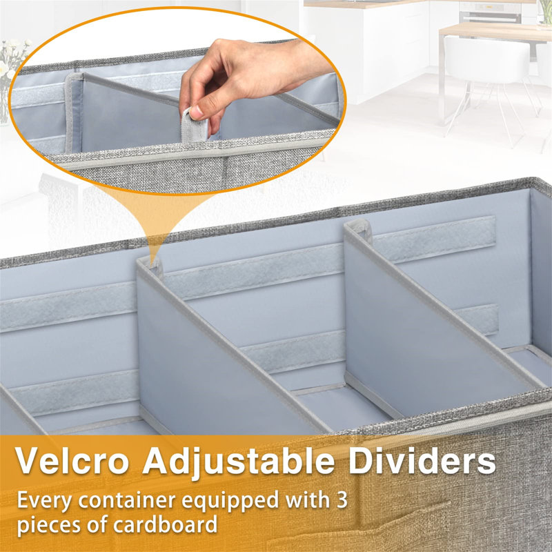 Ebern Designs Fabric Underbed Storage