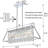 Arjunveer 4 - Light Dimmable Square / Rectangle Chandelier-1015116075