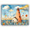 Art floral sur toile tendue