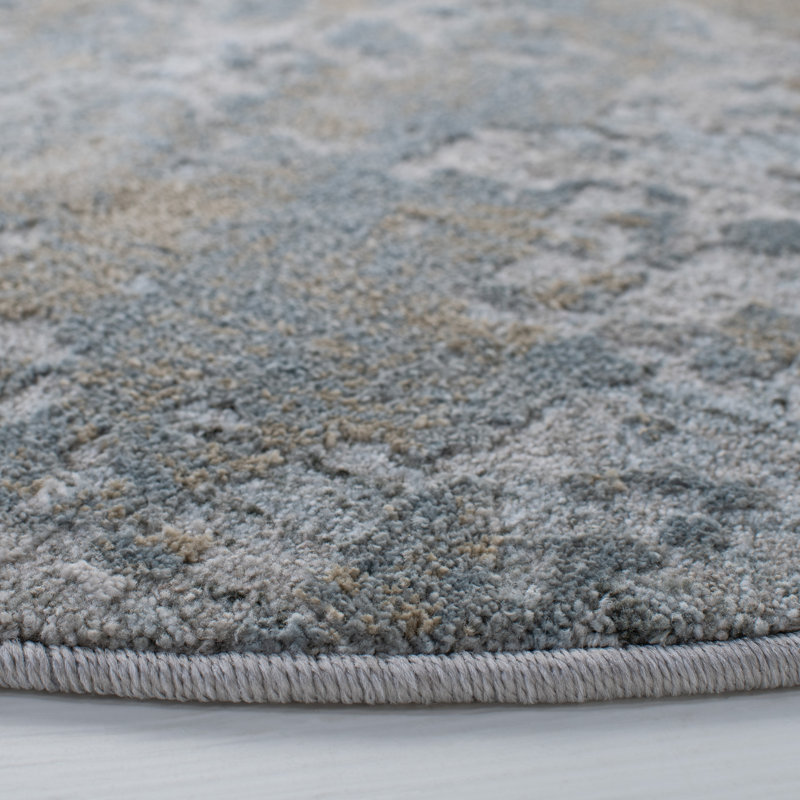 Aaliya Performance Abstract Rug, Round 6'4"
