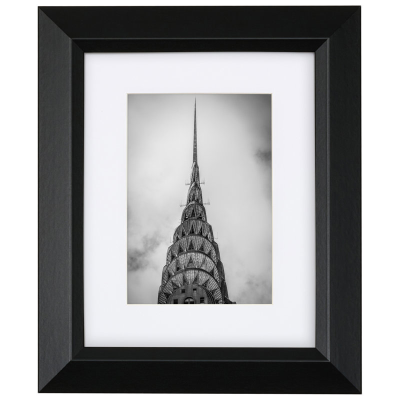 Black Series - Cadre photo simple étroit, Harwich, 5 po x 7 po emmêlé à 3,5 po x 5 po