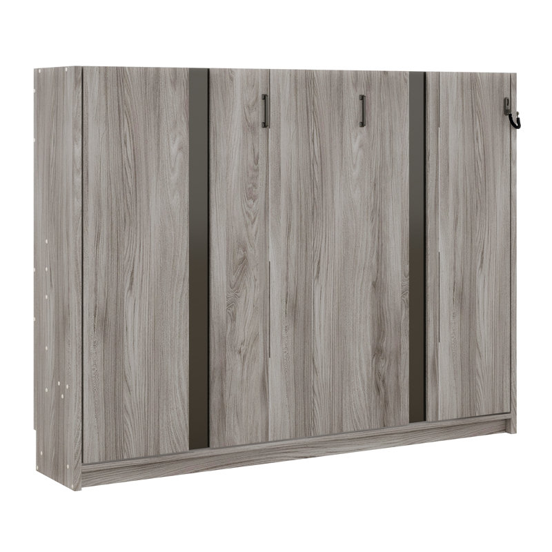 Lit armoire mural en bois