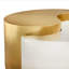 YING YANG Table basse de style moderne et contemporain avec structure en tôle de fer-1327598214