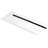 M&T Displays Tilted Ergonomic Computer Keyboard Stand with Rubber Strip Clear Acrylic Clear Riser for Computer Work, Gaming and Typing,Universal Elevated Stand