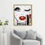 Le Rouge Face - Impression sur toile-25182801-22662420