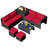 Aleshka 6 - Person Patio Conversation Set with Cushions-874766492-900417822