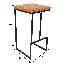 Tabouret de bar LeisureMod Quincy en cuir PU matelassé avec base luge en métal, repose-pieds intégré, surpiqûres en losange et patins anti-rayures pour la cuisine, le bar et le comptoir.-1486572152-1539562097-1468599422
