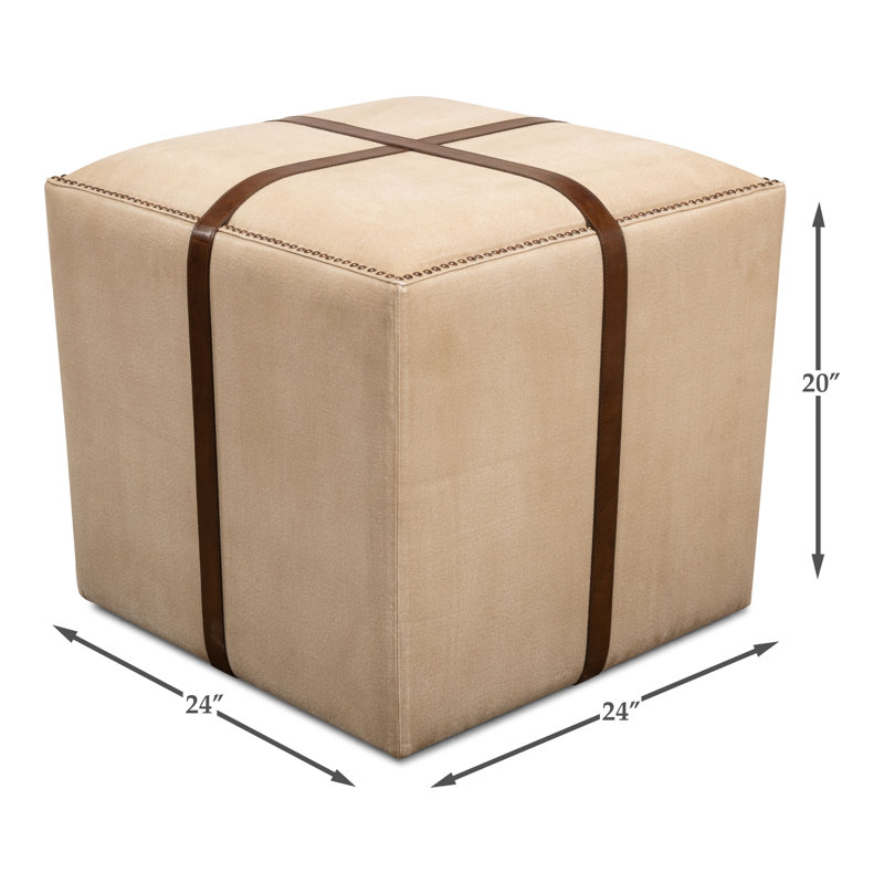 Strap Square Ottoman