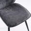 Chenille Upholstered Dining Chairs Metal Frame Side Chairs With Backrest For Kitchen Dining Room-1283415550-1283415546