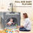 5 In 1 Pack And Play, 1 Step Opening Folding Baby Bassinet Bedside Crib, Portable Crib With Changing Table And Storage Bag, Music Box, Easy To Carry Playard For Newborn, Infant And Toddler
