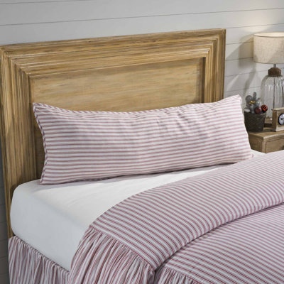 Housse de coussin corporel rouge Timeless Ticking