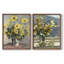 Rétro giclée à motif floral vintage - ensemble de 2-1842700821-1842700823
