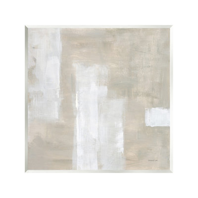 Art mural abstrait subtil beige par Danhui Nai