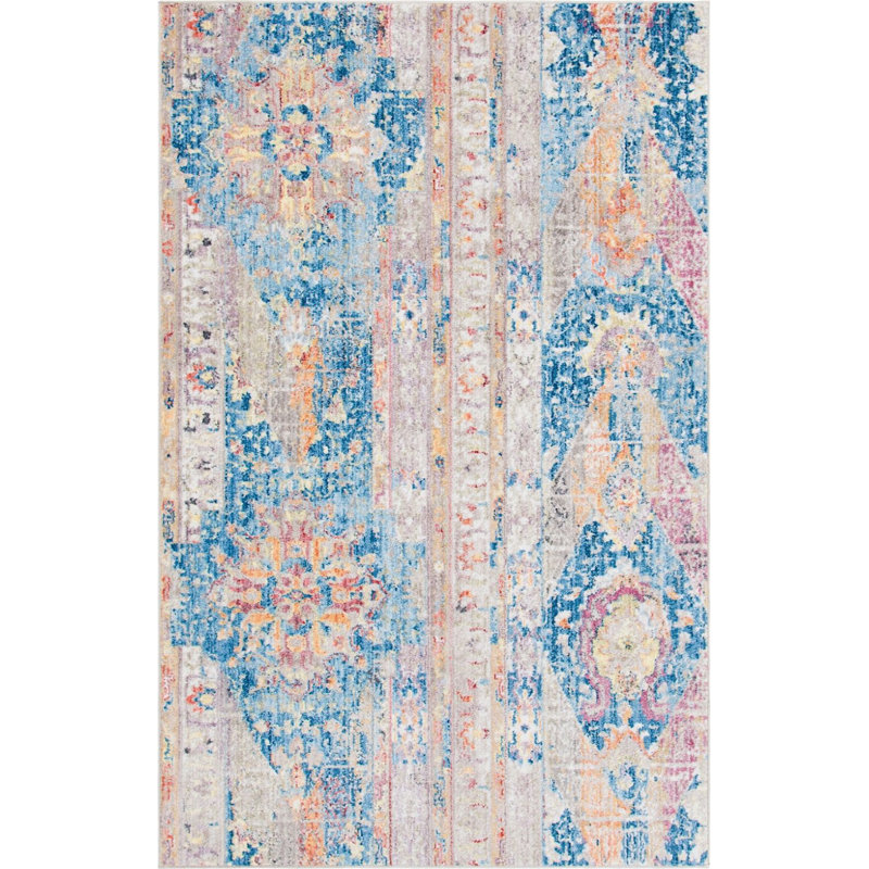 Geometric Indoor Rug, Rectangle 2'2" x 3'