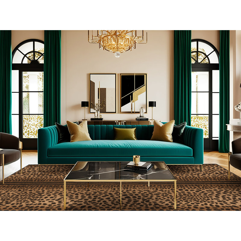  Tapis lavable guépard à gros chats, Tapis de couloir 2 pi x 5 pi