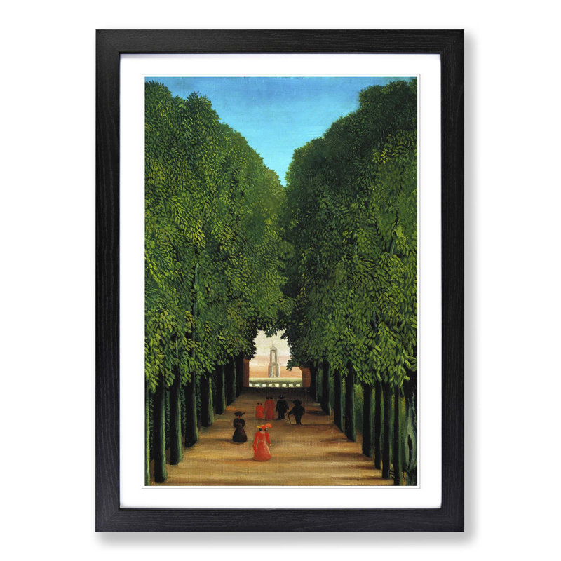 Henri Rousseau - Single Picture Frame Print, Black
