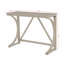 Ensemble de comptoir 3 pièces en bois blanc antique avec deux ports USB