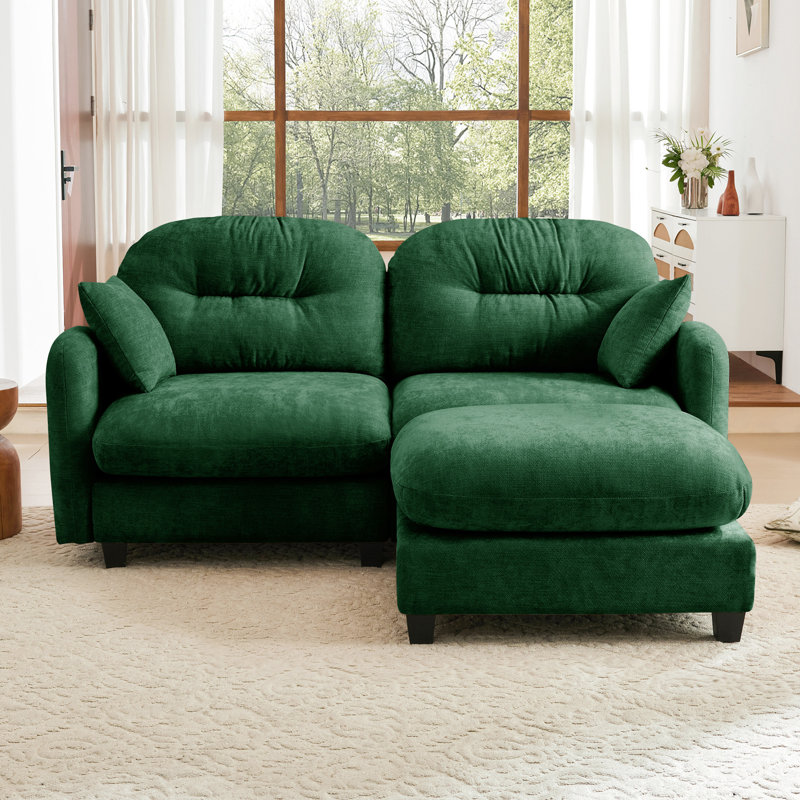 2 modulaires en chenille avec éponge élevée, chenille douce modulaire Living Corners, mousse haute, combinaisons variées