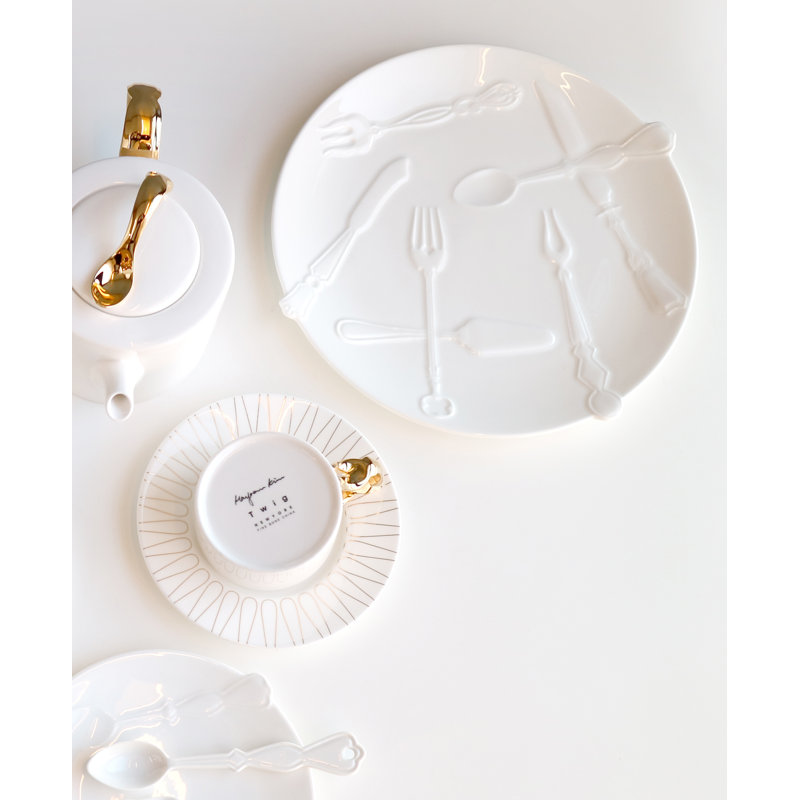 Cutlery Bone China Dinner Plate