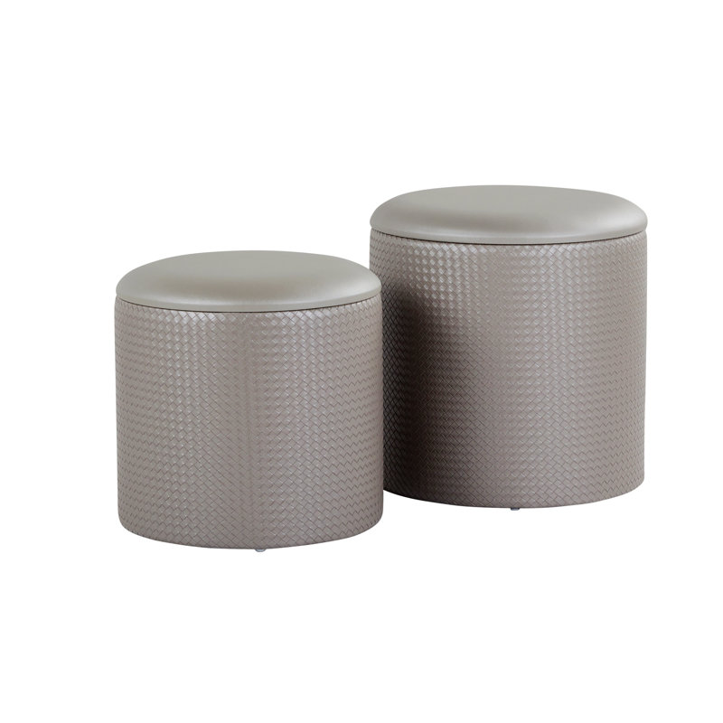 Repose-pieds Daymeon, Polyester argent