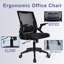 Chaise de bureau ergonomique Bleona-107255632-107255633