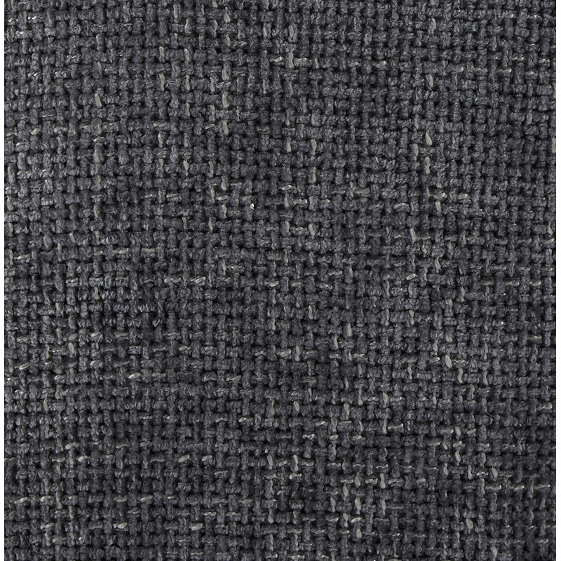 Quinn Chenille Fabric Corner Chair, Grey Chenille Fabric