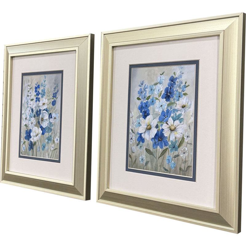 Blue Garden Framed Art